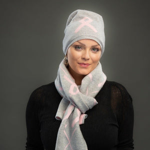 Húfa fyrir Bleiku slaufuna