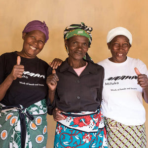 Handgerður fugl frá Mifuko - hvítur (2108)