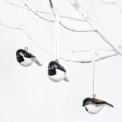 Handgerður fugl frá Mifuko - hvítur (2108)