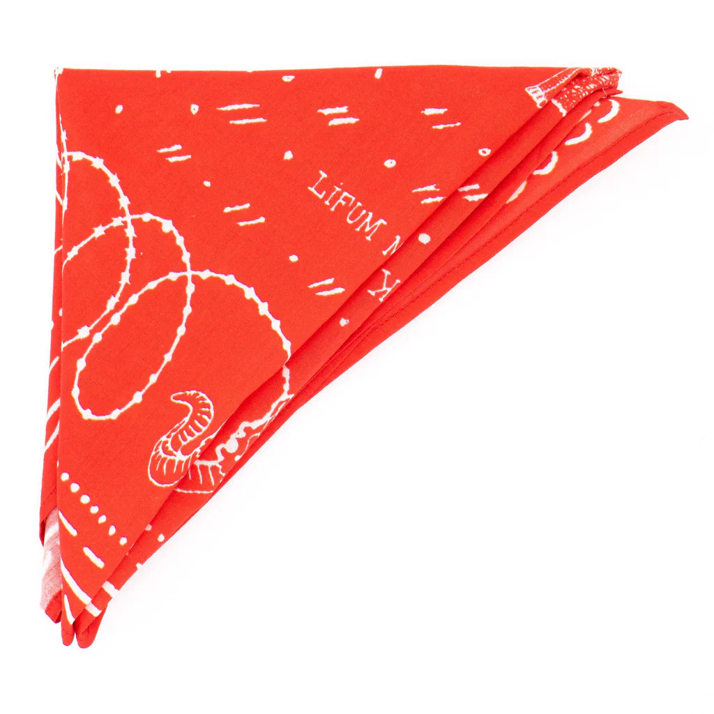 K&S hálsklútur - Bandana - rauður