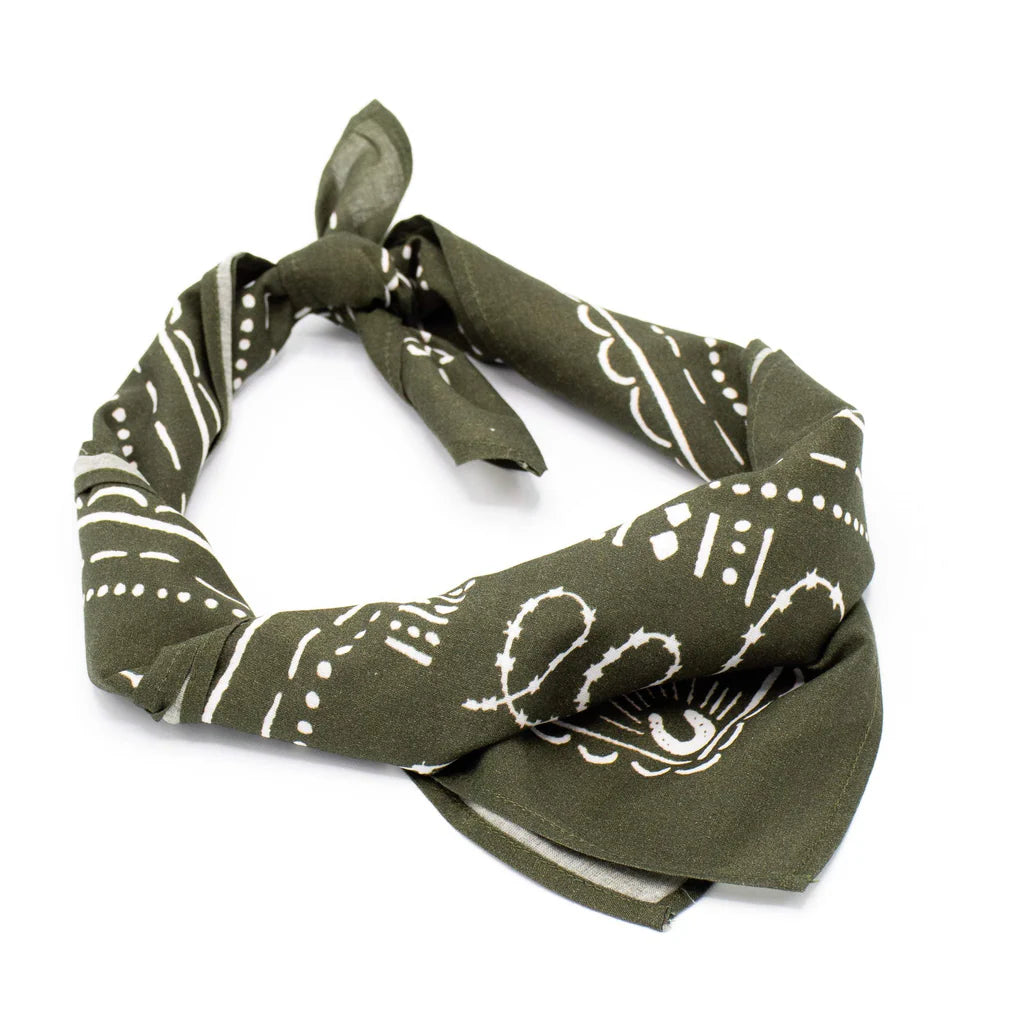 K&S hálsklútur - Bandana - grænn