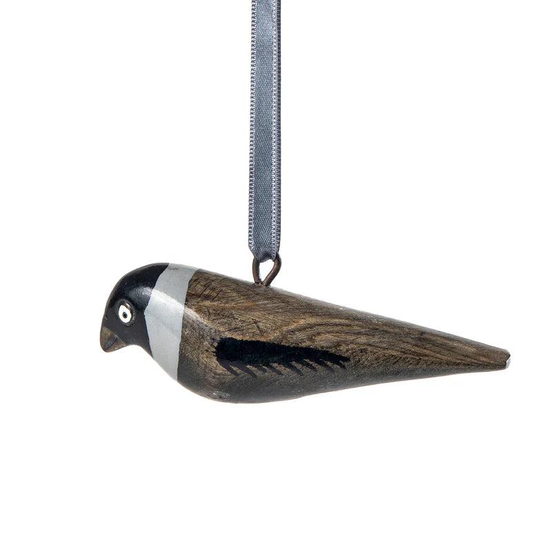 Handgerður fugl frá Mifuko - grár (2103)