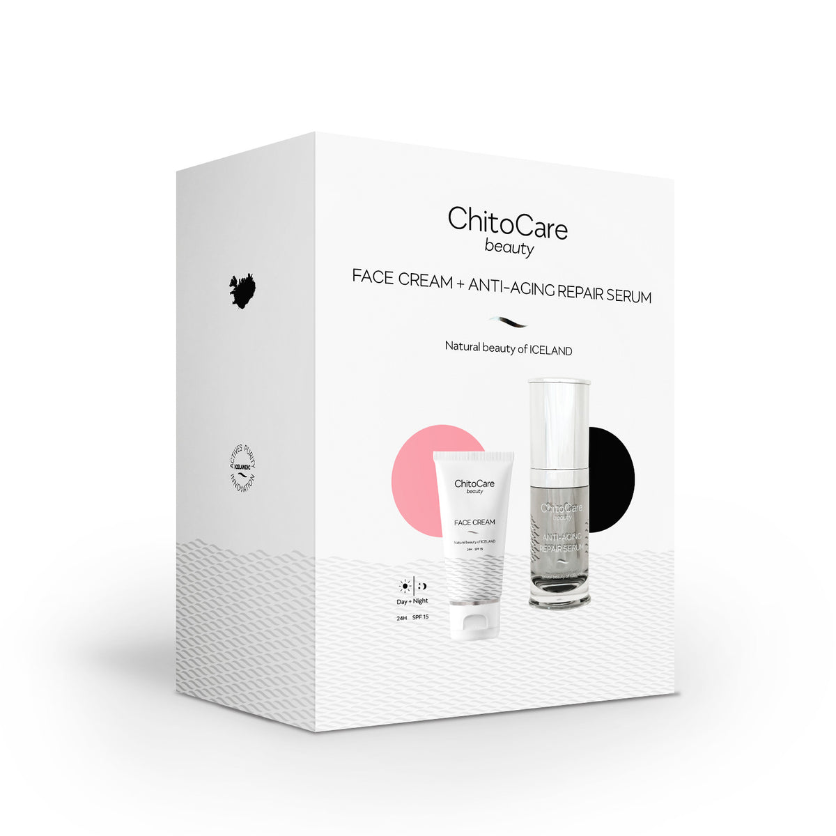 ChitoCare gjafasett / andlitskrem + serum