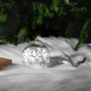 Múmín jólakúla, 7 cm - snowflake