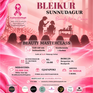 Bleikur sunnudagur - Beauty Masterclass