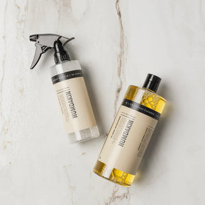 Hreinsilögur + spreybrúsi frá Humdakin