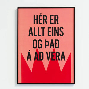 Hér er allt eins og það á að vera - Havarí