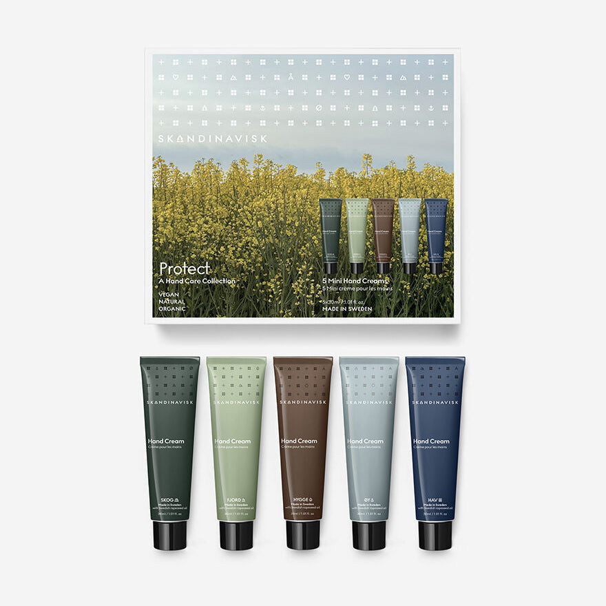 Gjafasett PROTECT 5 mini handkrem 30ml