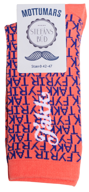 Mottumarssokkar - viðhafnarútgáfa - bleikir