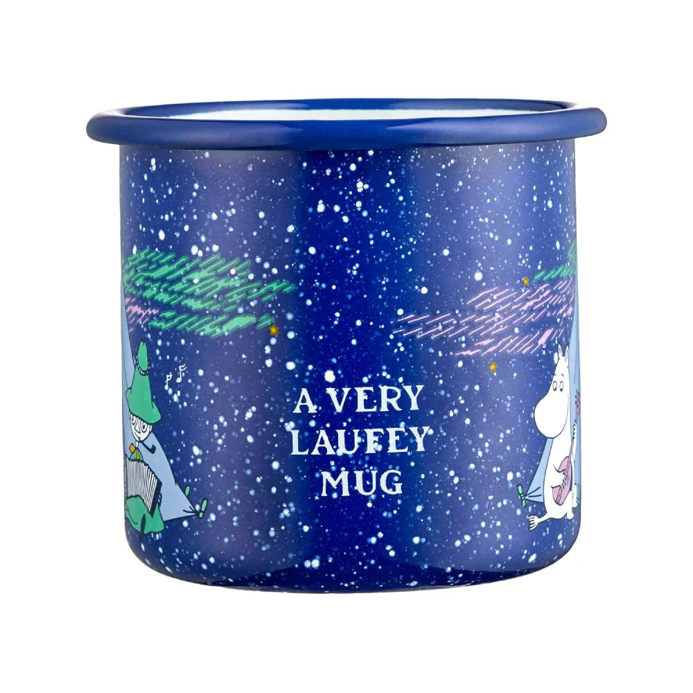 Moomin x Laufey emeleraður bolli