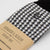 K&S bambussokkar - svarthvítt Houndstooth