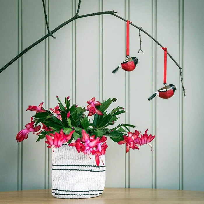 Handgerður fugl frá Mifuko - rauður (2101)