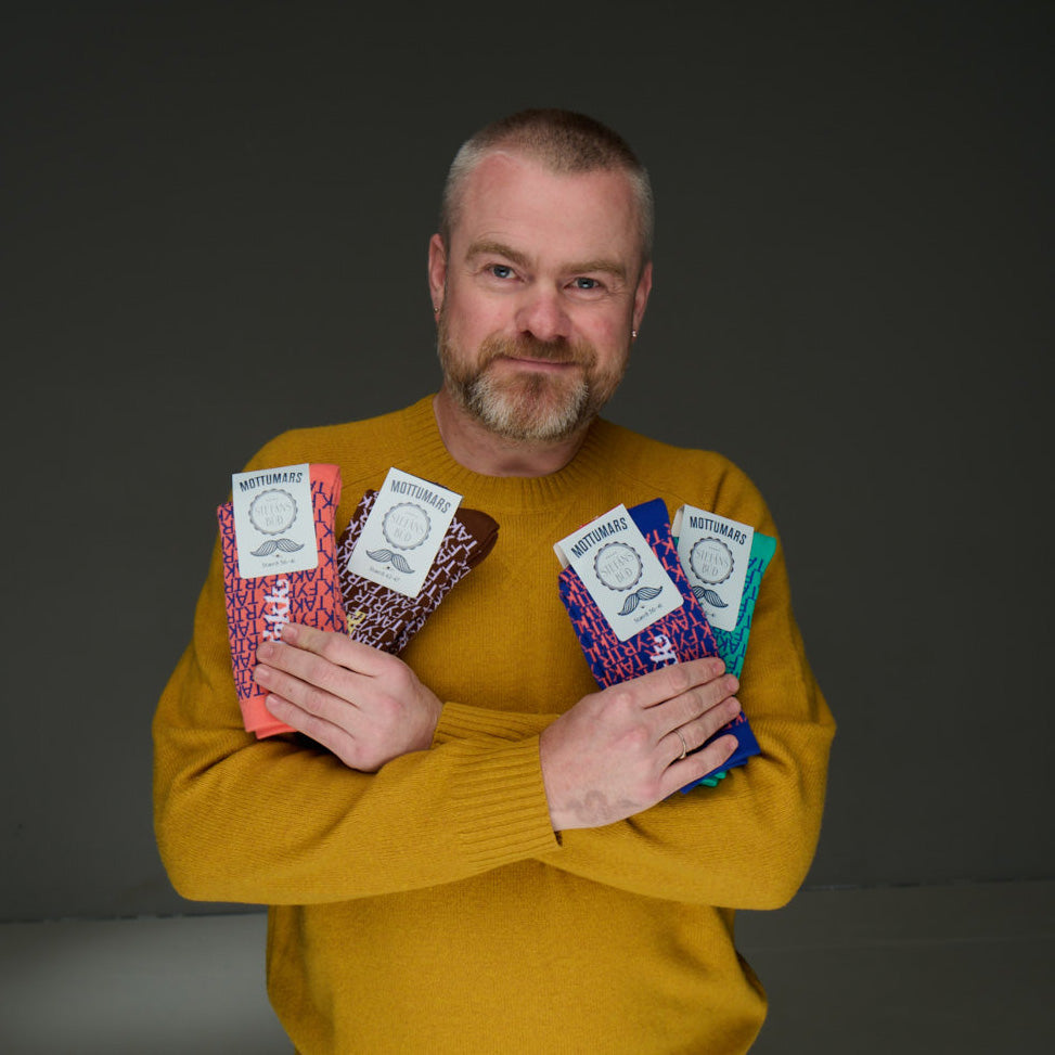 Mottumarssokkar - viðhafnarútgáfa - brúnir