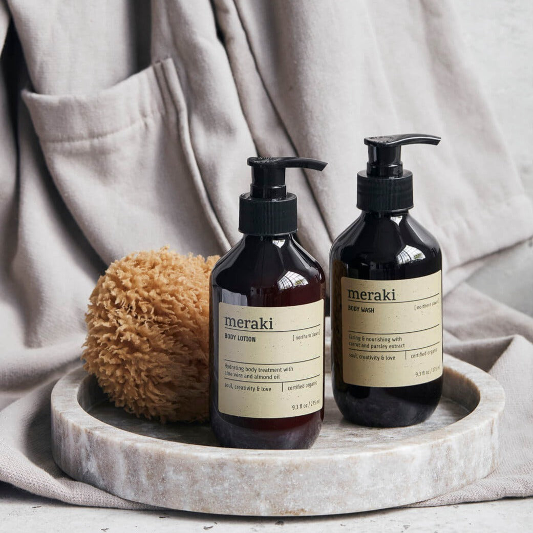 Gjafasett /  sturtusápa + líkamskrem