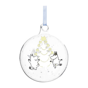 Jólakúla Moomin - 9 cm - 4 tegundir