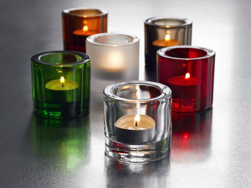 Kivi sprittkertastjaki frá Iittala - rauður